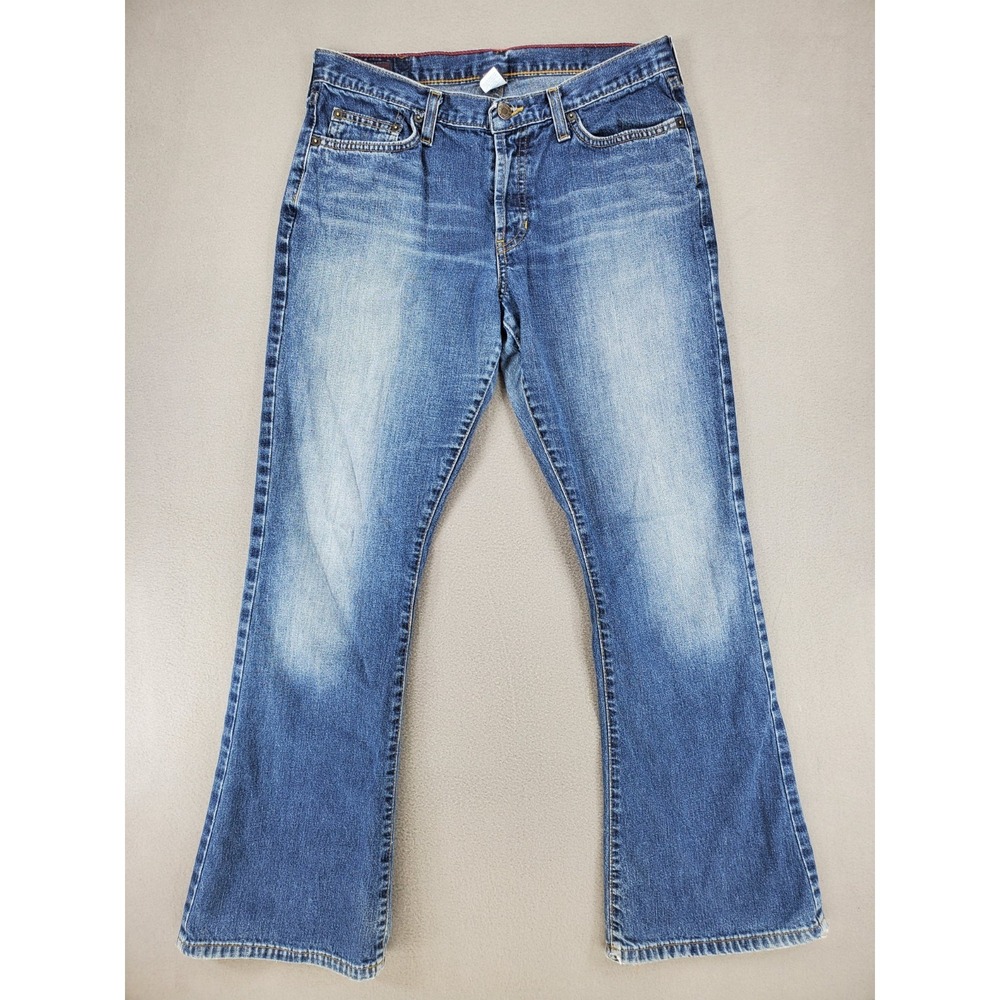 Vintage Abercrombie & Fitch Jeans Size 6S Flare Low Rise Bootcut USA 90s Y2K